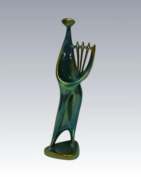 Zsolnay Török János (1932–1996) – Hárfázó Zsolnay Török János (1932–1996) – Hárfázó