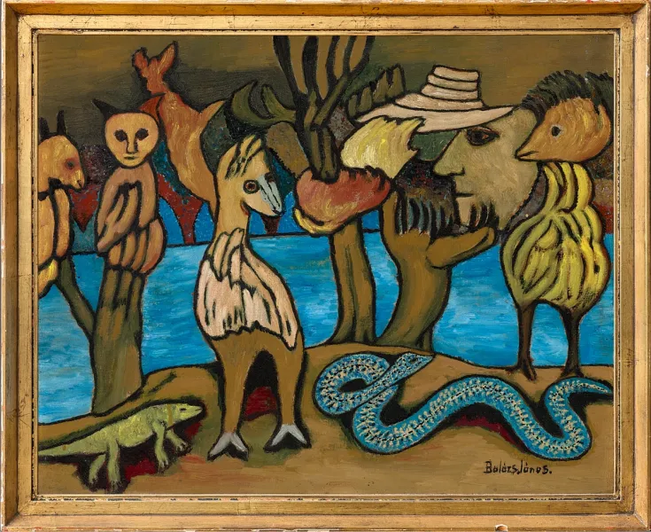 Balázs János Alakok Kígyóval