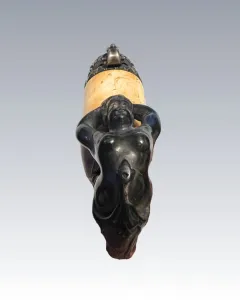 Antik tajtékpipa eredeti dobozában