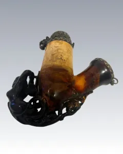 Antik tajtékpipa eredeti dobozában