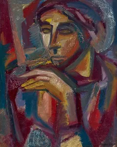 Hincz Gyula (1904–1986) - Női képmás 1938