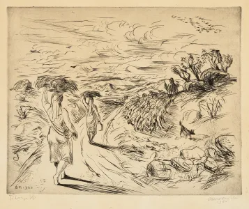 Borsos Miklós (1906–1990) - Tihanyi kép 1960.