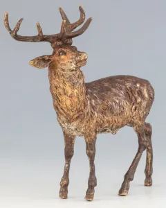 Franz Xavér Bergmann (1861–1936) - Bécsi bronz szarvasbika