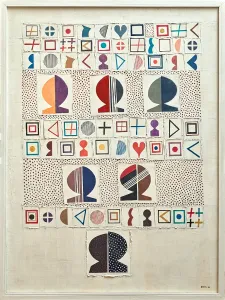 Bartl József (1932–2013)- Fejek és formák, 1986.