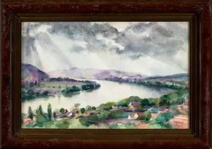 Szőnyi István (1894-1960) - A Duna Zebegénynél