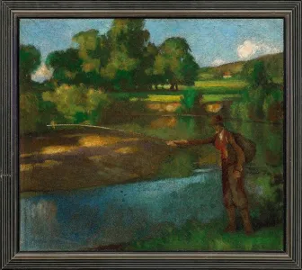 Balla Béla (1882 - 1965) - Horgász