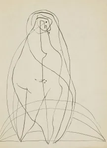 Gyarmathy Tihamér (1915–2005) Figurális kompozíció 1947.