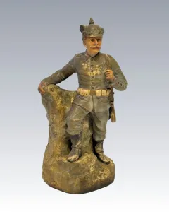 Johann Maresch - I. világháborús katona – terrakotta