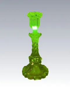 Biedermeier uránüveg gyertyatartó_2 Biedermeier uránüveg gyertyatartó