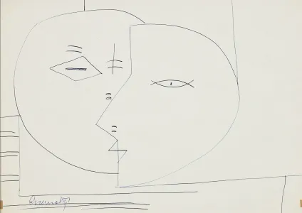 Gyarmathy Tihamér (1915-2005) - Fejek 1948.