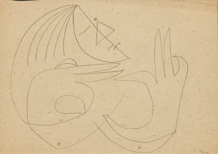 Gyarmathy Tihamér (1915-2005) - Hindu kéztánc 1949.