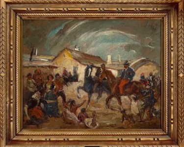 Iványi-Grünwald Béla (1867 - 1940) - Cigánytábor