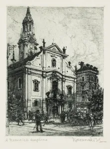 Baranski Emil (1877–1941) A Ferenciek temploma