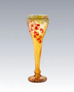 Daum & Nancy szecessziós Cameo üvegváza