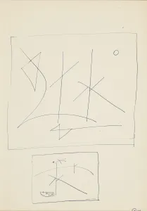 Gyarmathy Tihamér (1915–2005) Kétoldalas mű - Kompozíció 1948.