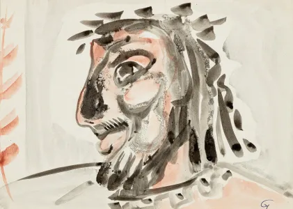 Gyarmathy Tihamér (1915–2005) - Férfiarcképmás