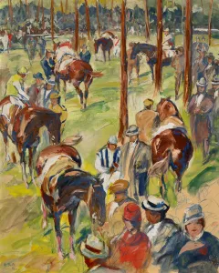 Françoise Gall (1912-1987) - Párizsi Lóverseny