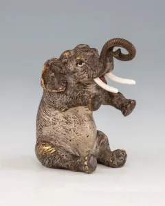 Franz Xavér Bergmann (1861–1936) – Ülő elefánt