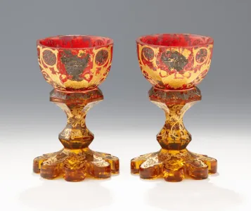 Friedrich Egermann (1777–1864) - Biedermeier talpas pohárpár