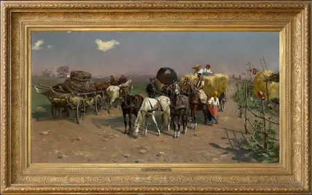 Pataky László (1857–1912) - Hazafelé a vásárból