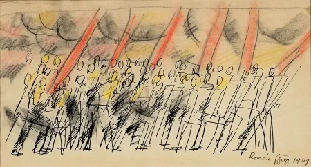 Román György (1903–1981) Tömeg 1949.