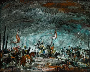 Rudnay Gyula (1878 – 1957) - Csatajelenet 1927.