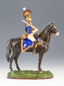 Schitzendorf porcelán lovaskatona
